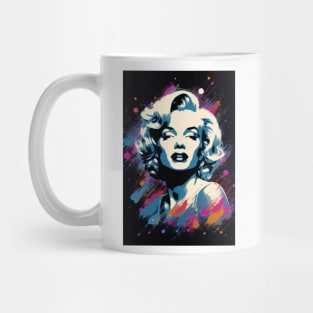 Marylin Monroe Portrait Colorful Artwork Mug